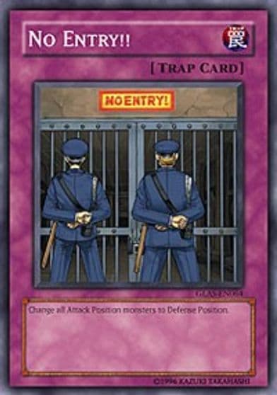 No Entry Gladiator's Assault Yu-Gi-Oh! card
