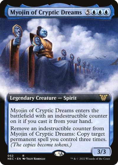 Myojin of Cryptic Dreams Extended Art Commander: Kamigawa: Neon Dynasty Magic card