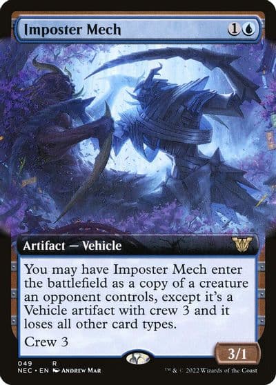 Imposter Mech Extended Art Commander: Kamigawa: Neon Dynasty Magic card