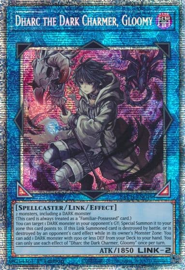 Dharc the Dark Charmer Gloomy Starlight Rare Battle of Chaos Yu-Gi-Oh! card