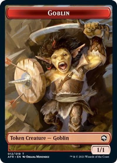 Goblin 012 Blood 017 Double Sided Token Challenger 2022 Unique and Miscellaneous Promos Magic card
