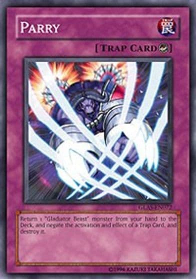 Parry Gladiator's Assault Yu-Gi-Oh! card