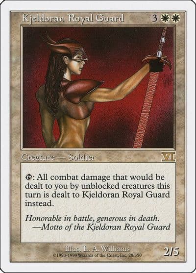 Kjeldoran Royal Guard Classic Sixth Edition Magic card