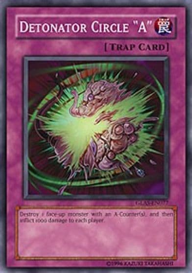 Detonator Circle A Gladiator's Assault Yu-Gi-Oh! card