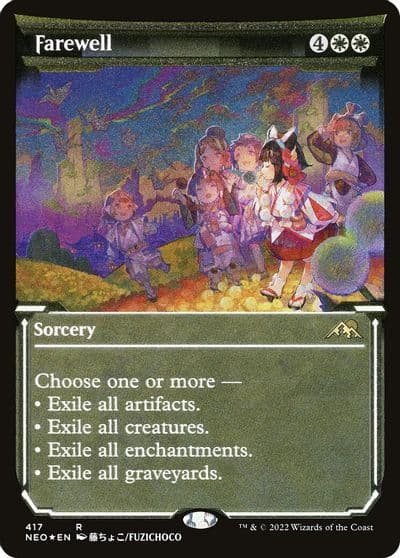 Farewell Showcase Foil Etched Kamigawa: Neon Dynasty Magic card