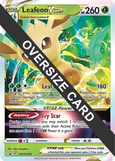 Leafeon VSTAR - SWSH195 Jumbo Cards Pokemon card