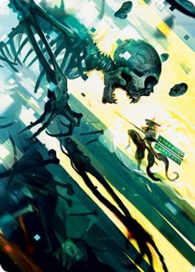 Repel the Vile Art Card Art Series: Kamigawa: Neon Dynasty Magic card