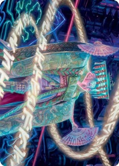 Satsuki the Living Lore Art Card Art Series: Kamigawa: Neon Dynasty Magic card