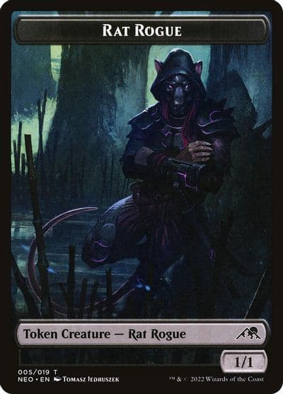 Rat Rogue Token Kamigawa: Neon Dynasty Magic card