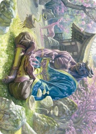 Kosei Penitent Warlord Art Card Art Series: Kamigawa: Neon Dynasty Magic card