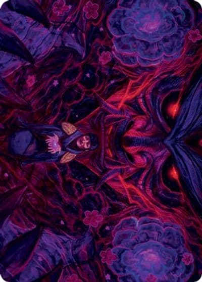 Reckoner Shakedown Art Card Art Series: Kamigawa: Neon Dynasty Magic card