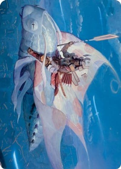 Sky Blessed Samurai Art Card Art Series: Kamigawa: Neon Dynasty Magic card