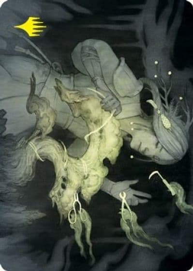Careful Cultivation Art Card Gold Stamped Signature Art Series: Kamigawa: Neon Dynasty Magic card
