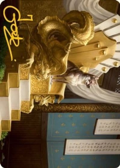 Yoshimaru Ever Faithful Art Card Gold Stamped Signature Art Series: Kamigawa: Neon Dynasty Magic card