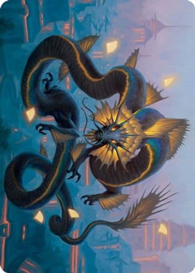 Ao the Dawn Sky Art Card 25 81 Art Series: Kamigawa: Neon Dynasty Magic card