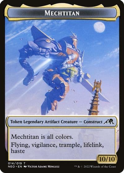 Mechtitan Token Kamigawa: Neon Dynasty Magic card
