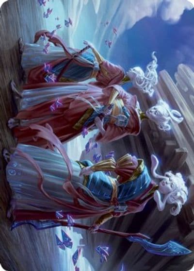 Guardians of Oboro Art Card Art Series: Kamigawa: Neon Dynasty Magic card