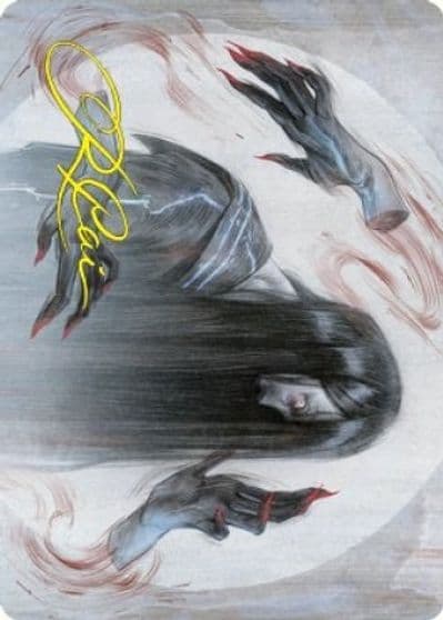 Clawing Torment Art Card Gold Stamped Signature Art Series: Kamigawa: Neon Dynasty Magic card