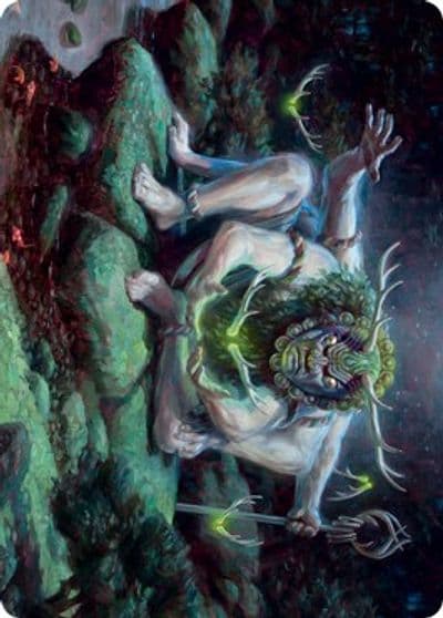 Myojin of Towering Might Art Card Art Series: Kamigawa: Neon Dynasty Magic card