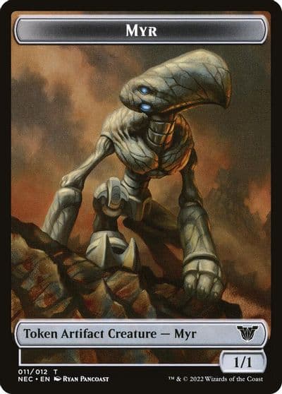 Myr Pilot Double Sided Token Commander: Kamigawa: Neon Dynasty Magic card