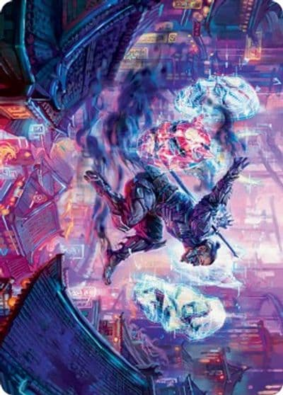 Thousand Faced Shadow Art Card Art Series: Kamigawa: Neon Dynasty Magic card