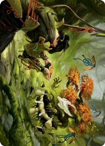 Commune with Spirits Art Card Art Series: Kamigawa: Neon Dynasty Magic card