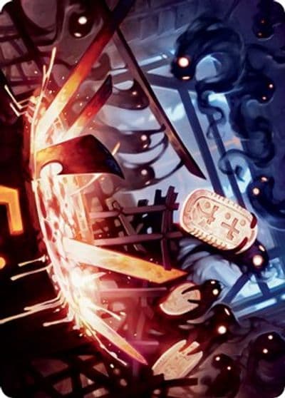 Smoke Spirits Aid Art Card Art Series: Kamigawa: Neon Dynasty Magic card