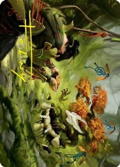Commune with Spirits Art Card Gold Stamped Signature Art Series: Kamigawa: Neon Dynasty Magic card