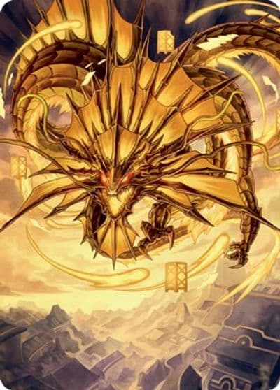 Ao the Dawn Sky Art Card 46 81 Art Series: Kamigawa: Neon Dynasty Magic card
