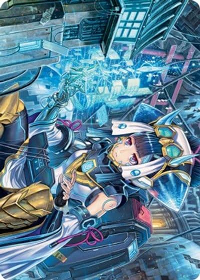 Covert Technician Art Card Art Series: Kamigawa: Neon Dynasty Magic card