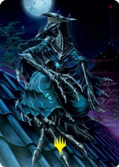 Jin Gitaxias Progress Tyrant Art Card Gold Stamped Signature Art Series: Kamigawa: Neon Dynasty Magic card