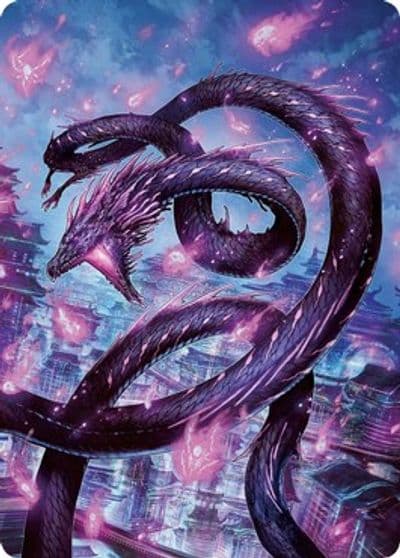 Junji the Midnight Sky Art Card 58 81 Art Series: Kamigawa: Neon Dynasty Magic card