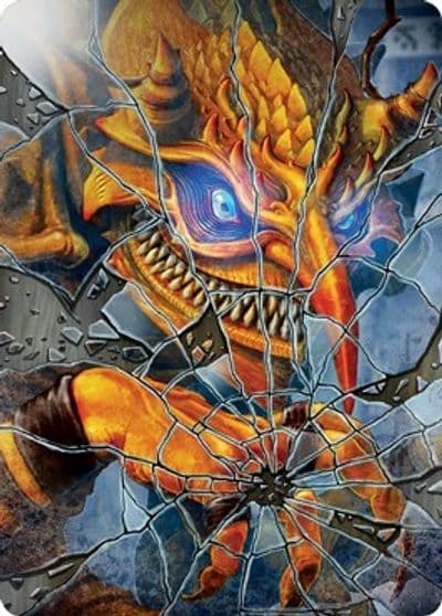 Reflection of Kiki Jiki Art Card Art Series: Kamigawa: Neon Dynasty Magic card