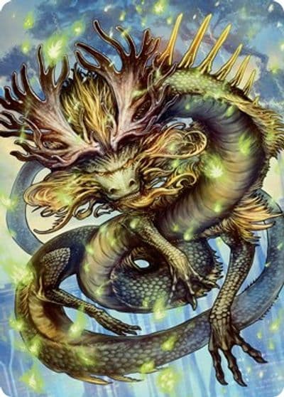 Kura the Boundless Sky Art Card Art Series: Kamigawa: Neon Dynasty Magic card