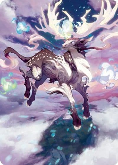 Hinata Dawn Crowned Art Card Art Series: Kamigawa: Neon Dynasty Magic card