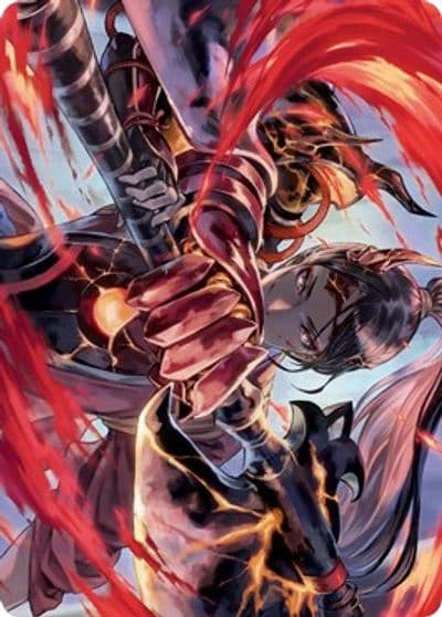 Risona Asari Commander Art Card Art Series: Kamigawa: Neon Dynasty Magic card