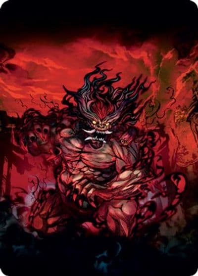 Vessel of the All Consuming Art Card Art Series: Kamigawa: Neon Dynasty Magic card