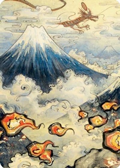 Mountain 299 Art Card Art Series: Kamigawa: Neon Dynasty Magic card