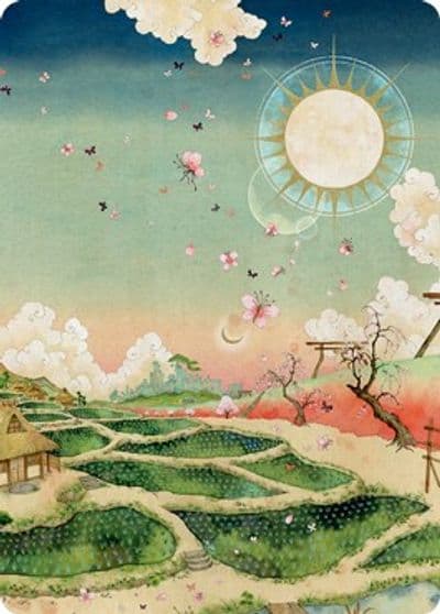 Plains 293 Art Card 79 81 Art Series: Kamigawa: Neon Dynasty Magic card
