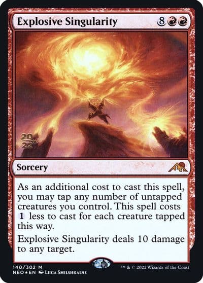 Explosive Singularity Prerelease Cards Magic card