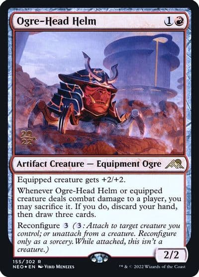Ogre Head Helm Prerelease Cards Magic card