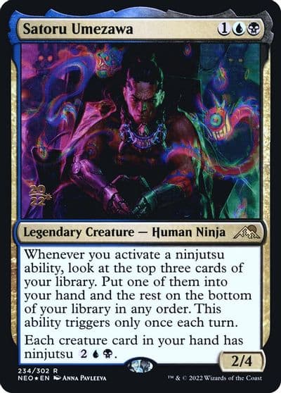 Satoru Umezawa Prerelease Cards Magic card