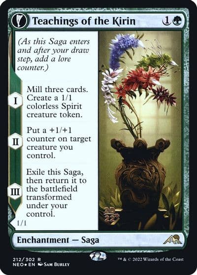 Teachings of the Kirin Prerelease Cards Magic card