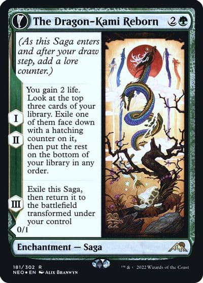 The Dragon Kami Reborn Prerelease Cards Magic card