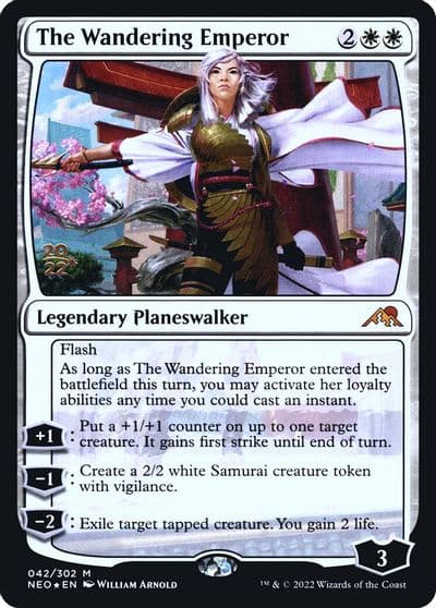 The Wandering Emperor Prerelease Cards Magic card