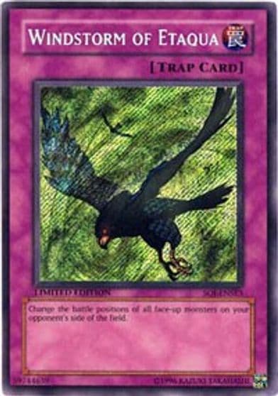 Windstorm of Etaqua Shadow of Infinity Yu-Gi-Oh! card