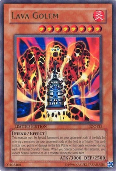 Lava Golem Invasion of Chaos Yu-Gi-Oh! card