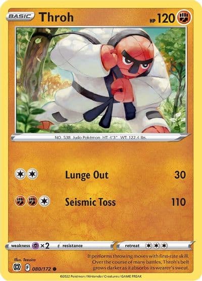 Throh SWSH09: Brilliant Stars Pokemon card