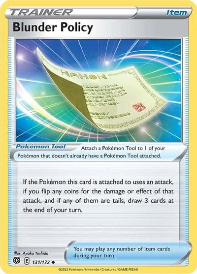 Blunder Policy SWSH09: Brilliant Stars Pokemon card