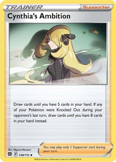 Cynthia's Ambition SWSH09: Brilliant Stars Pokemon card
